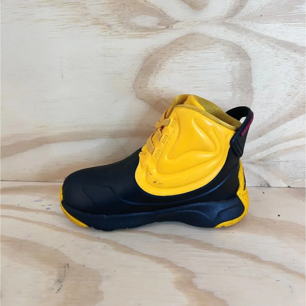 Nike -Air Jordan DRP 23 -Rain Boots -Black/Yellow -Toddler Kids -9C- CT5799-706